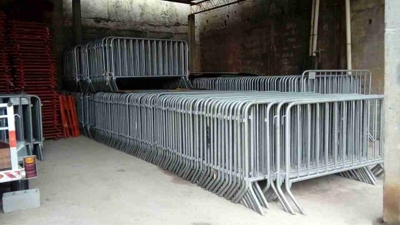 Gradil de proteção para eventos